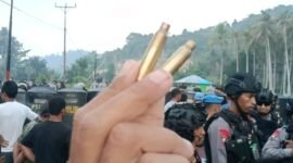 Foto: Penemuan dua Selongsong peluru oleh warga setempat 